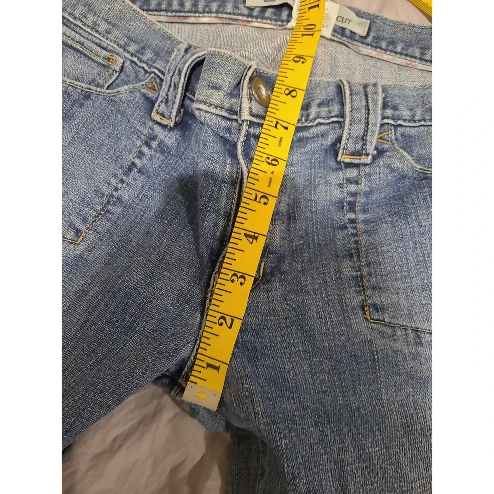 Vtg. GAP Low Rise Boot Cut Women SZ‎ 8L med wash stretch jean casual Y2K with
